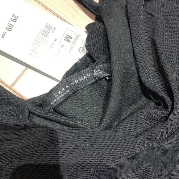 Zara one shoulder asymmetrical LBD - Picture 3 of 11